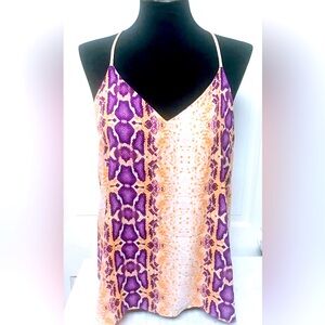New PG Snake Print Sammy Camisole Size Large
